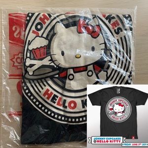 New Johnny Cupcakes Hello Kitty T-shirt - Waitress